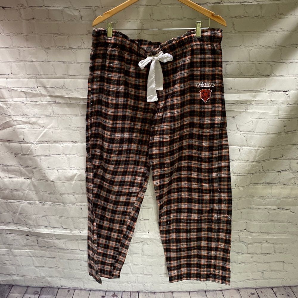 ☀️NFL Chicago Bears Flannel Pajama Pants Women’s Size XL